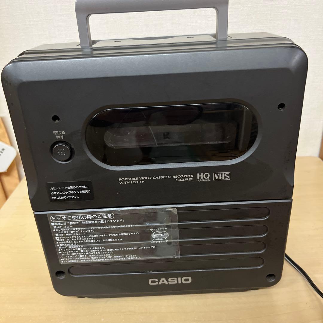 ★希少！★CASIOポータブルVHSビデオレコーダー(VF-5SR)