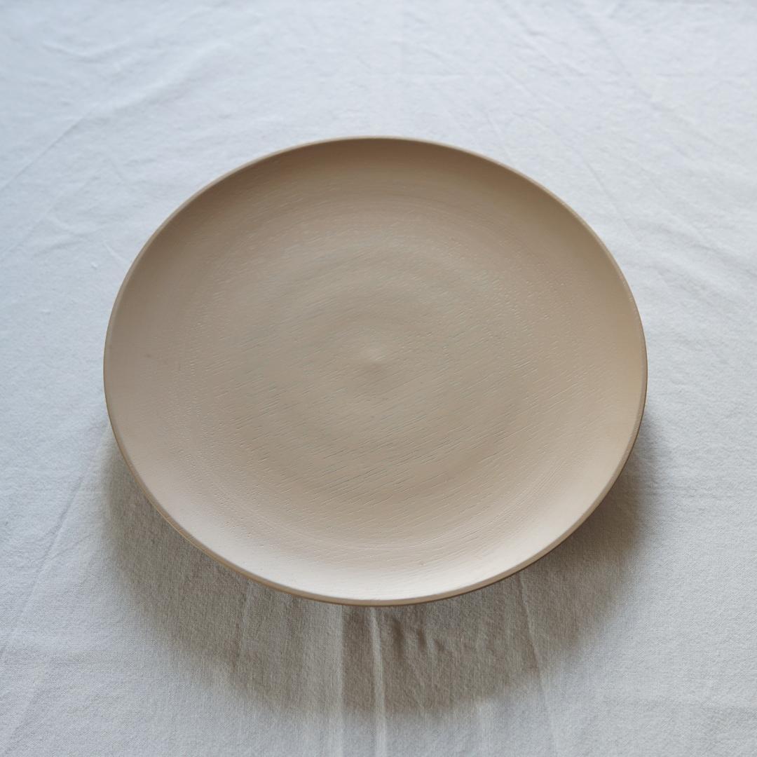 三谷龍二　白漆大皿