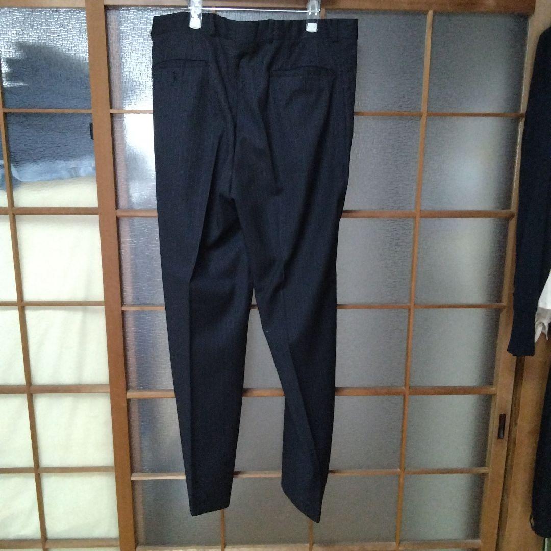 アルマーニ黒 ストライプ スーツ