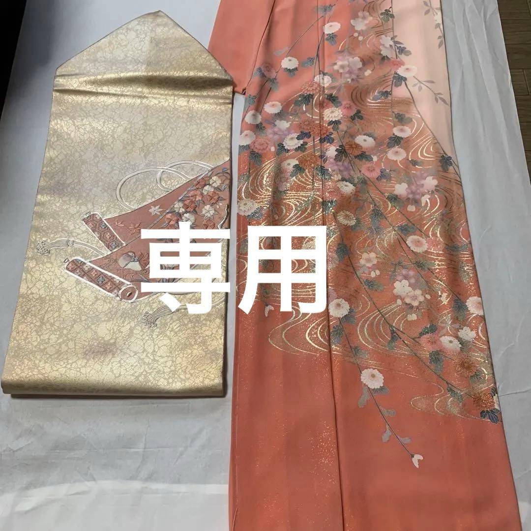 おまとめ　Tigger!　美品　正絹　訪問着　蘇州刺繍名古屋帯　セット