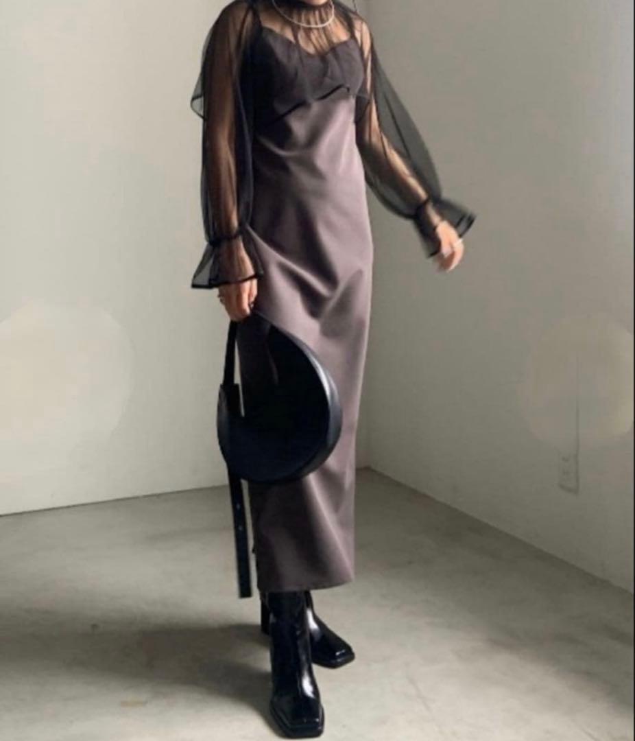 スーツ・フォーマル・ドレス Ameri Vintage MANY WAY AIRY VEIL DRESS S