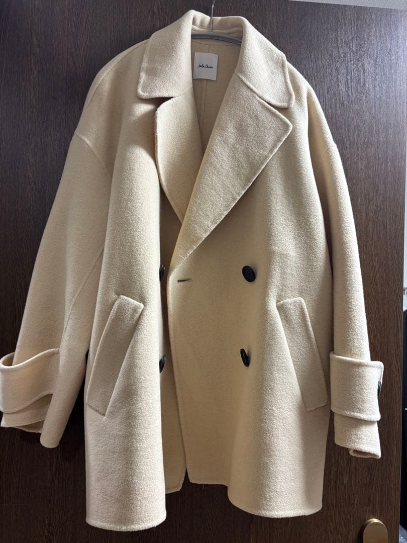 お値下げ♡ミラオーウェン　woolコクーンシルエットピーコート