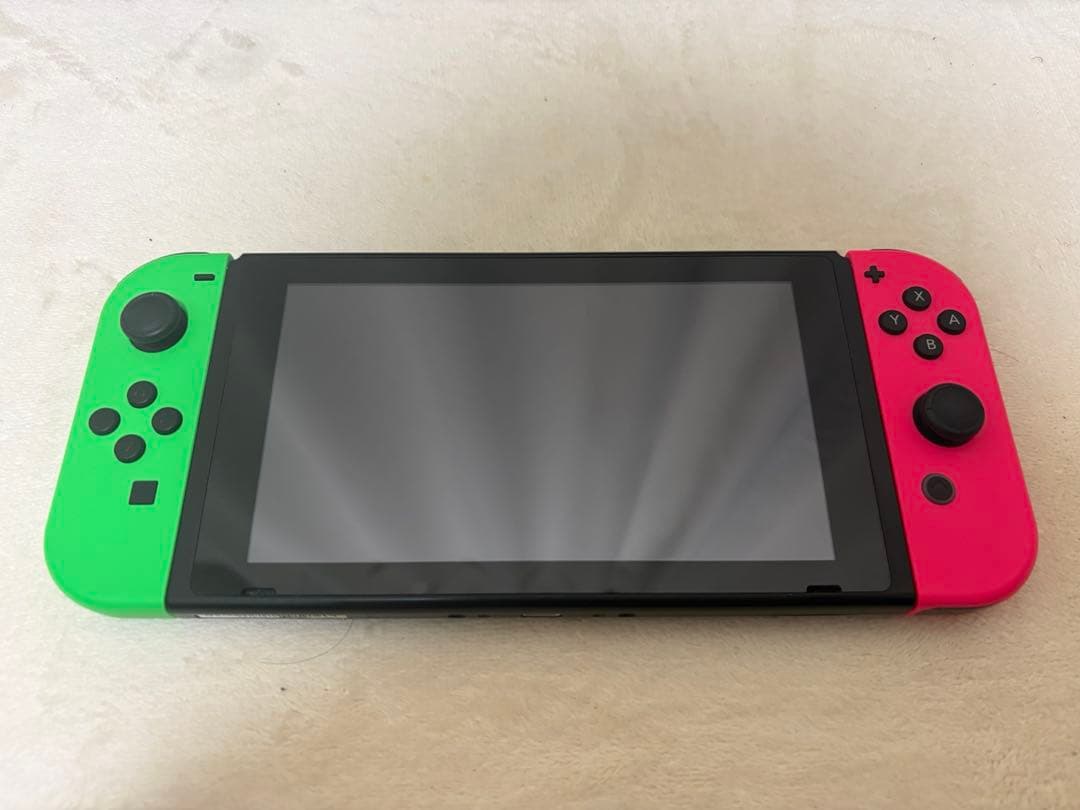 【美品】Nintendo Switch ネオングリーン/ネオンピンク 本体