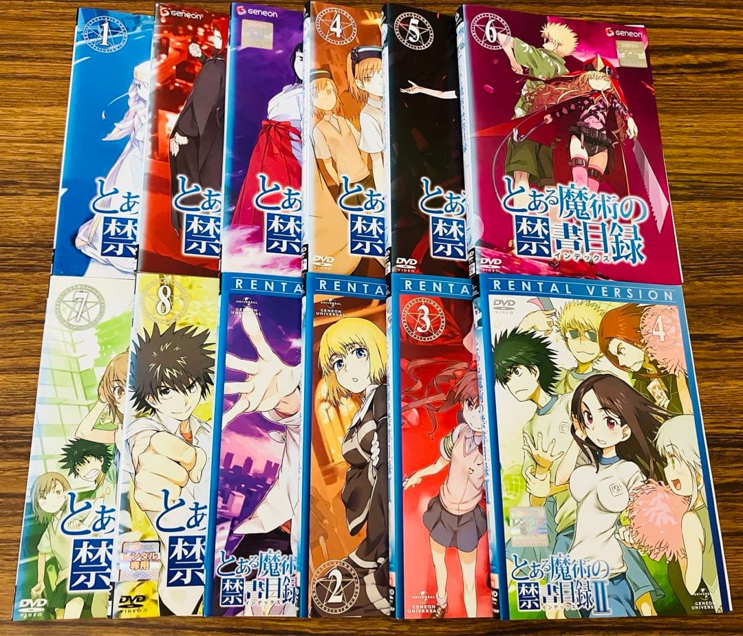 とある魔術の禁書目録 全30巻セット【レンタル落ち中古DVD】