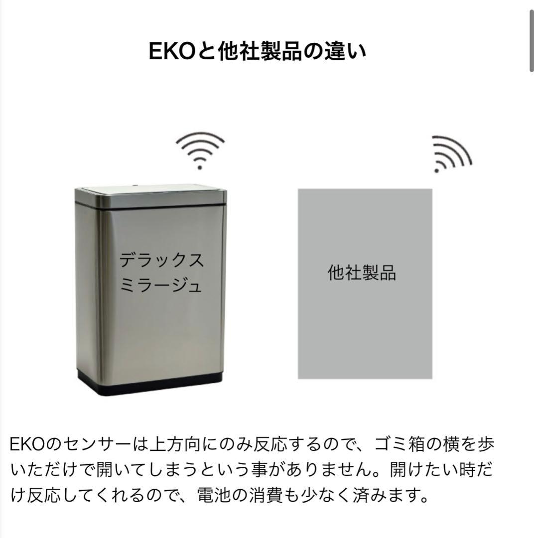EKO 自動開閉 センサー ダストボックス 45L ゴミ箱 EK9280