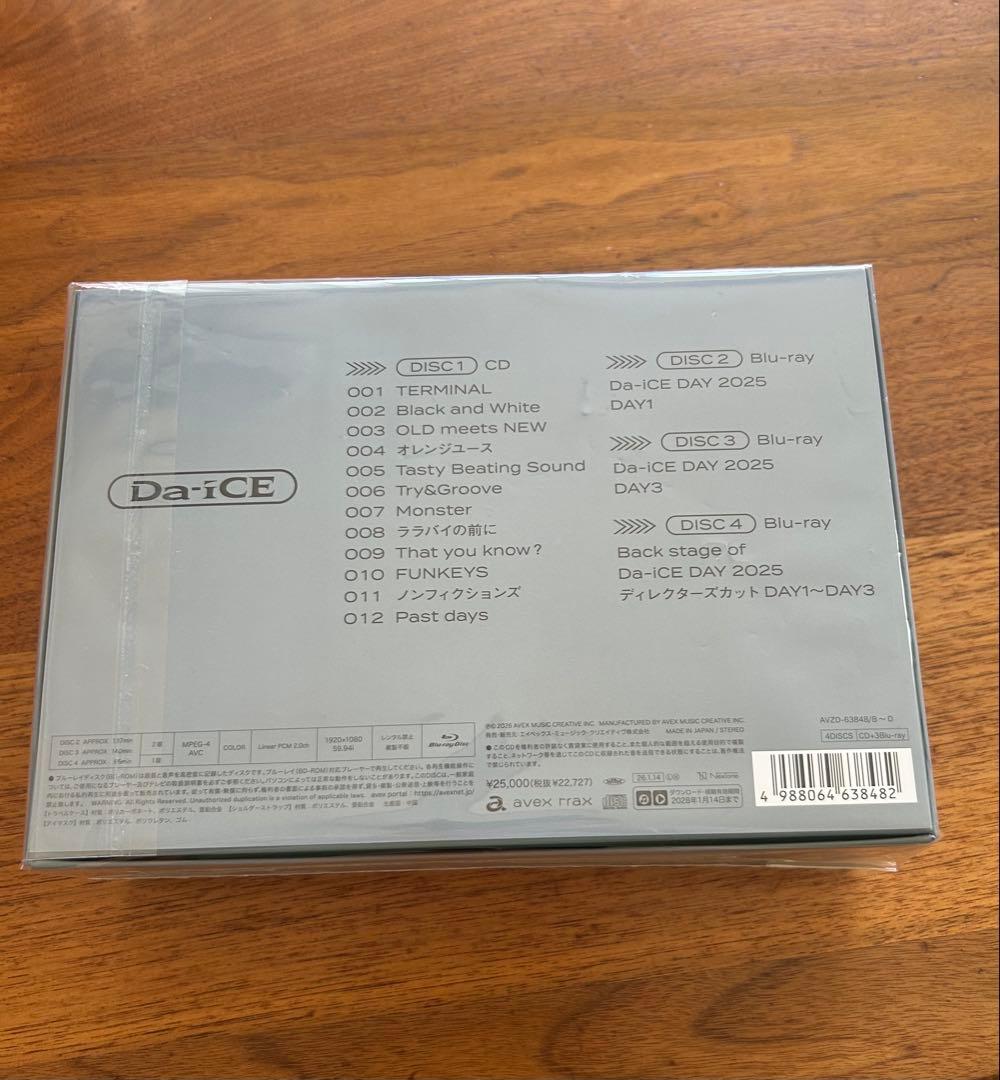Da-iCE TERMINaL (初回生産限定豪華盤) CD＋3Blu-ray