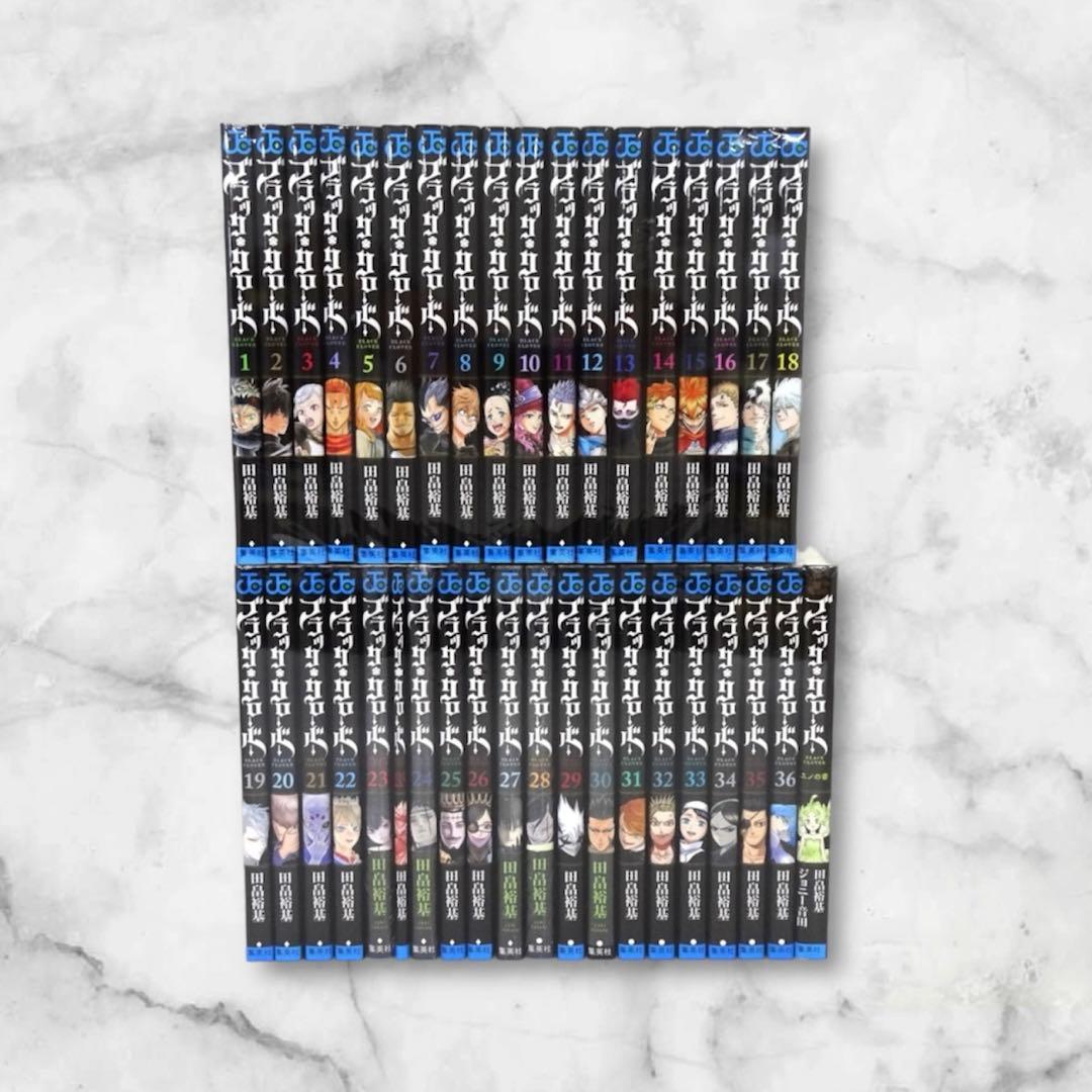 ブラッククローバー 1～36巻+23.5巻+小説 ユノの書セット 以下続刊セット