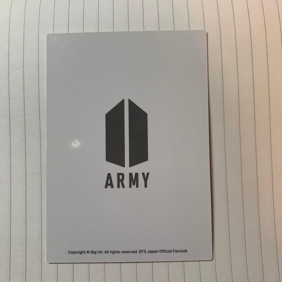 BTS SUGA FC更新　トレカ