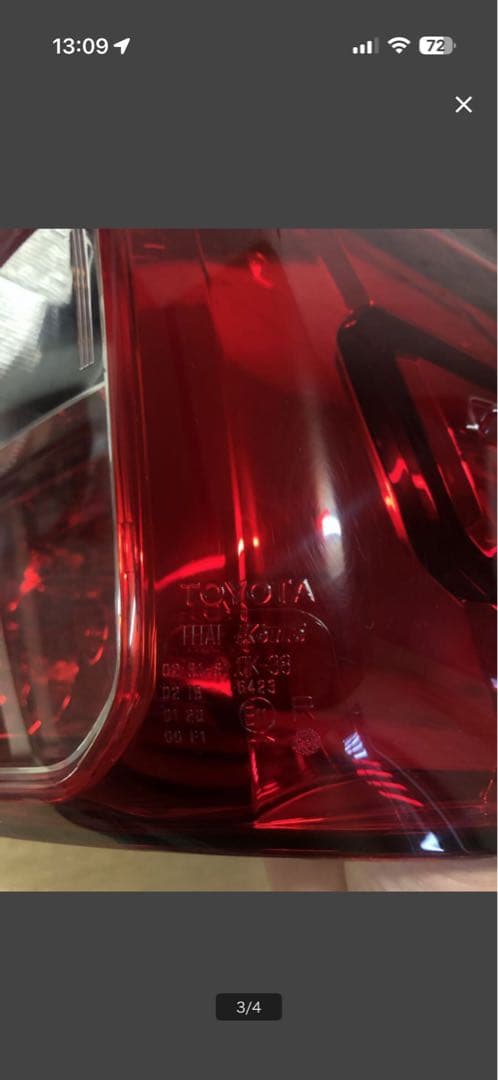 ハイラックスgun125前期　純正テールランプ