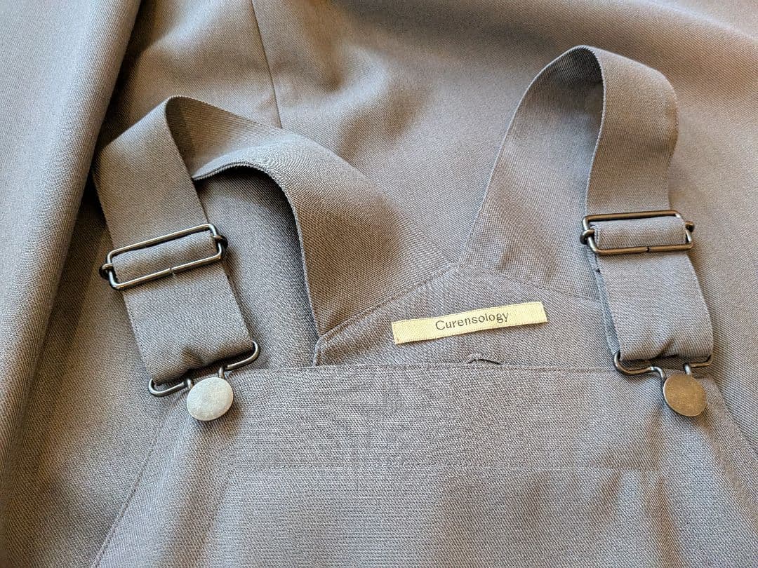 【美品】カレンソロジー　サロペットワンピース　グレー