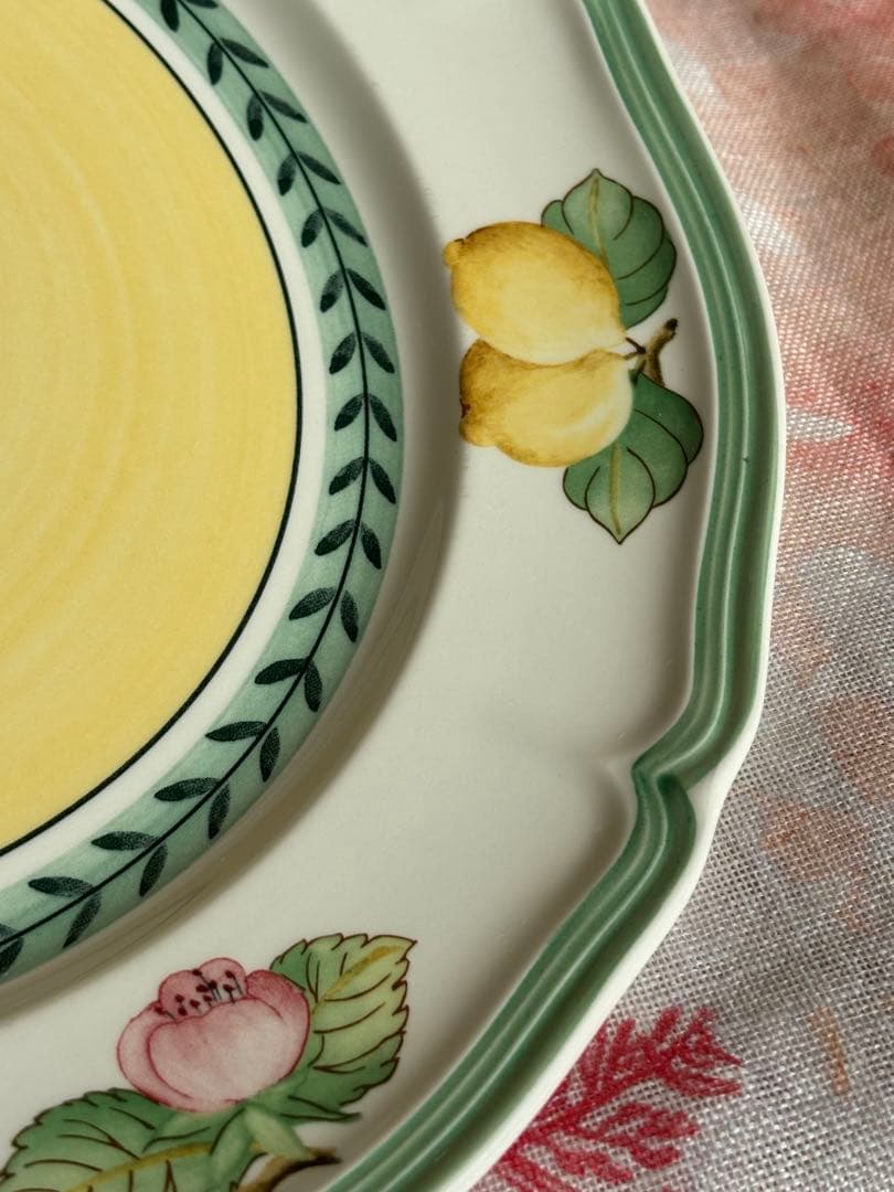 ビレロイ&ボッホフレンチガーデン26.5cmプレート6枚