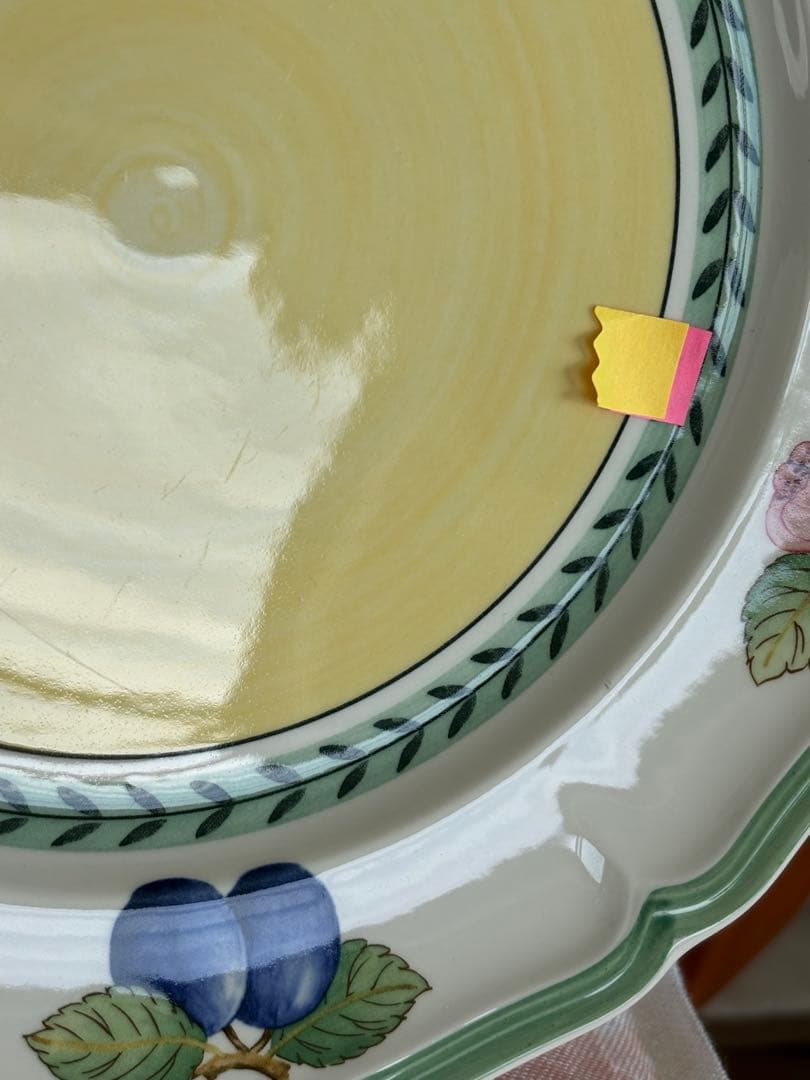 ビレロイ&ボッホフレンチガーデン26.5cmプレート6枚