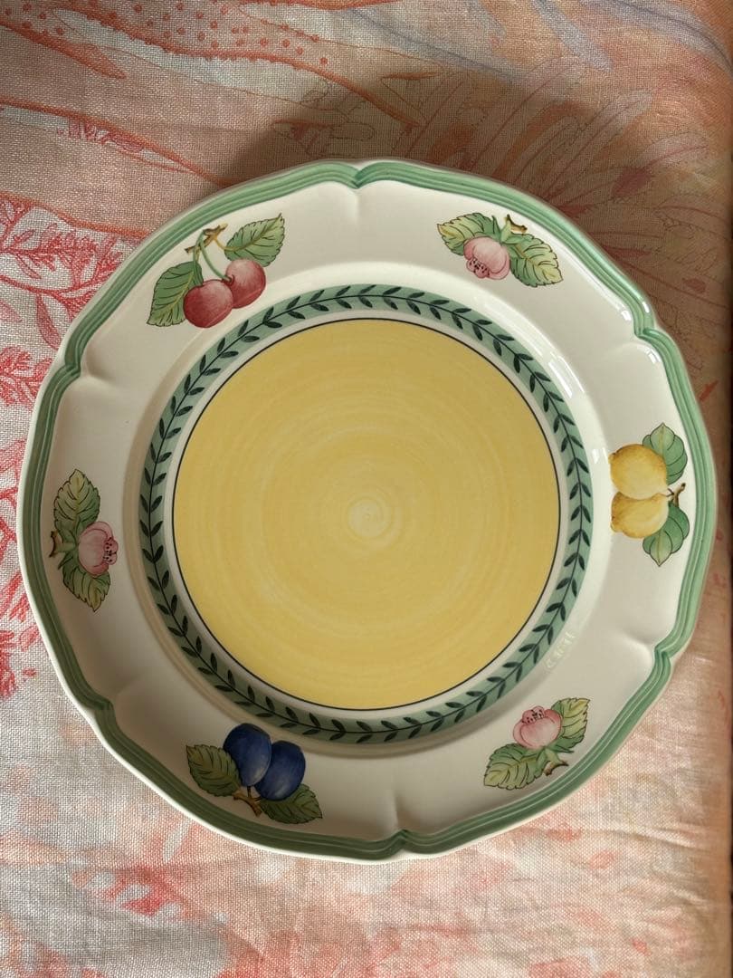 ビレロイ&ボッホフレンチガーデン26.5cmプレート6枚