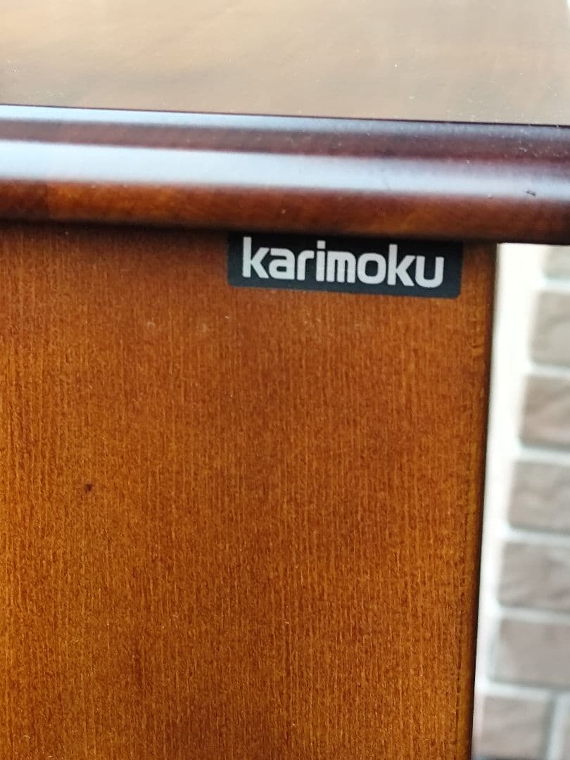 サ*ー様 karimoku カリモク コロニアル キャビネット 電話台 アンティ