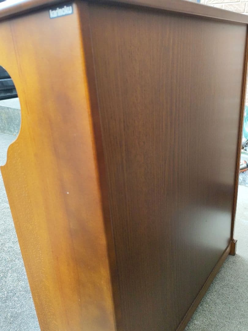 サ*ー様 karimoku カリモク コロニアル キャビネット 電話台 アンティ