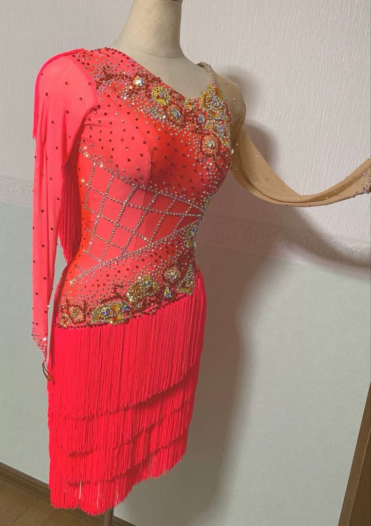社交ダンスドレス フリンジ　ラテンドレス　新品
