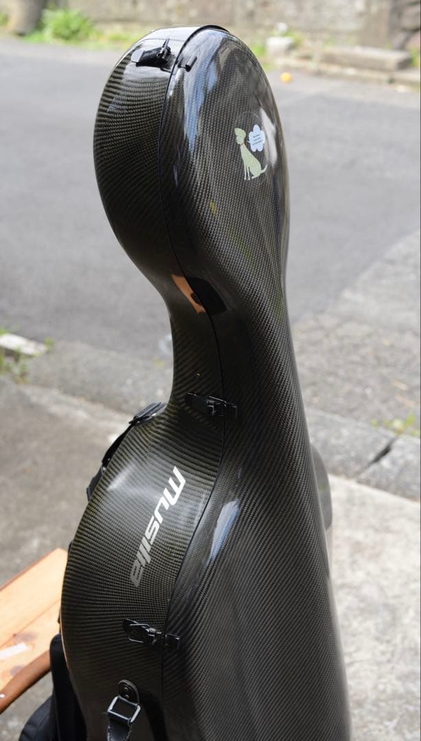 MUSILIA カーボンファイバーチェロケース　4/4