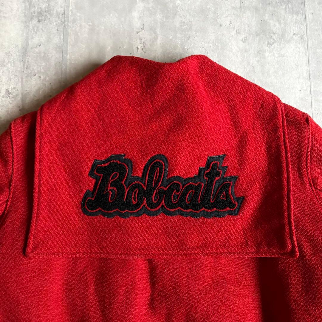 【70-80s vintage】スタジャン　セーラー　ブルゾン　短丈　古着