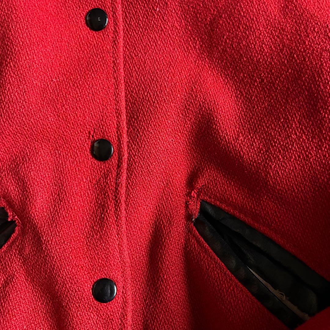 【70-80s vintage】スタジャン　セーラー　ブルゾン　短丈　古着