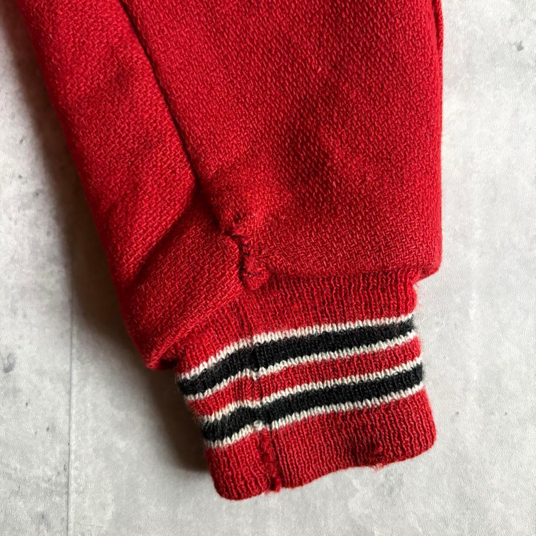 【70-80s vintage】スタジャン　セーラー　ブルゾン　短丈　古着