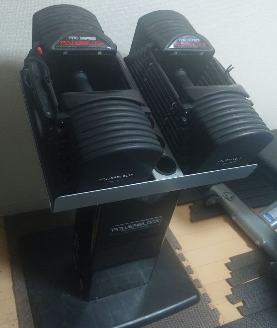 パワーブロック ウレタンPROEXP90LB 41kgペア スタンド付 引き取り