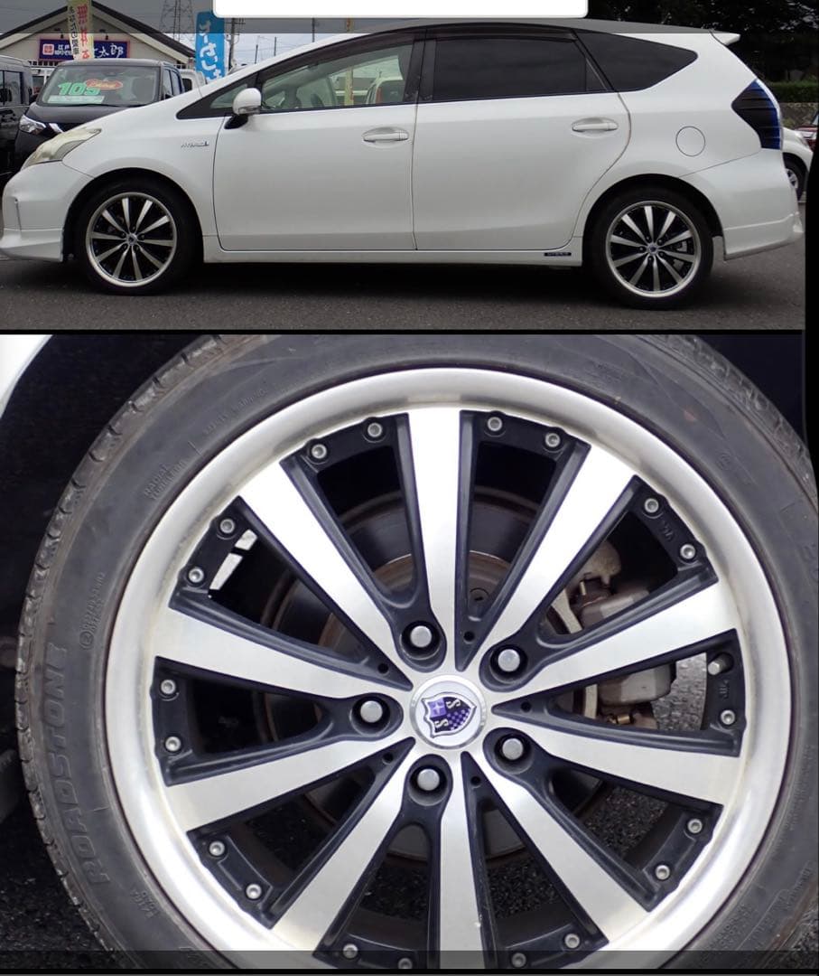 4本セット タイヤ2本新品　215/45/18 5×114.3 7J オフ38