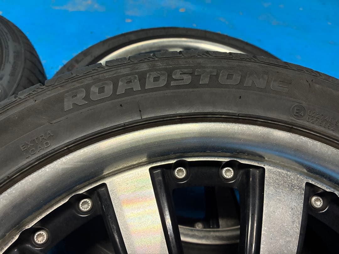 4本セット タイヤ2本新品　215/45/18 5×114.3 7J オフ38