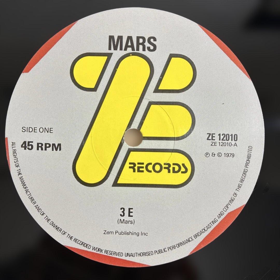 MARS -3E / 11,000VOLTS 輸入12inchシングル・レコード