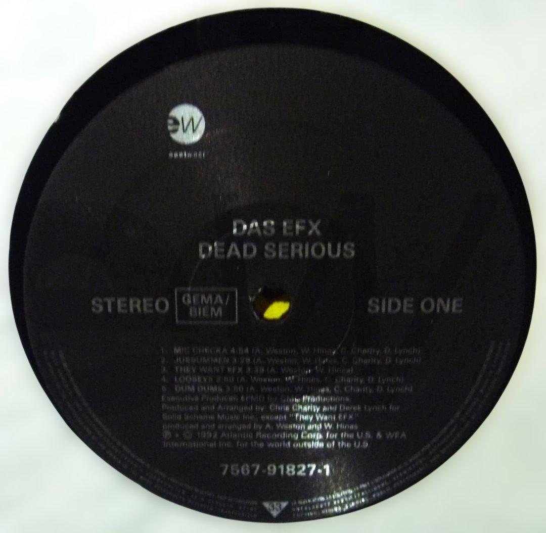 未使用 Das EFX - Dead Serious / オリジナル・レコード