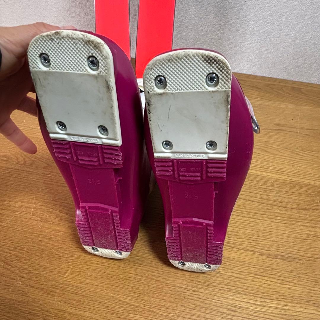 ジュニアスキーセット　ロシニョール　120cm 21-21.5cm ブーツ付