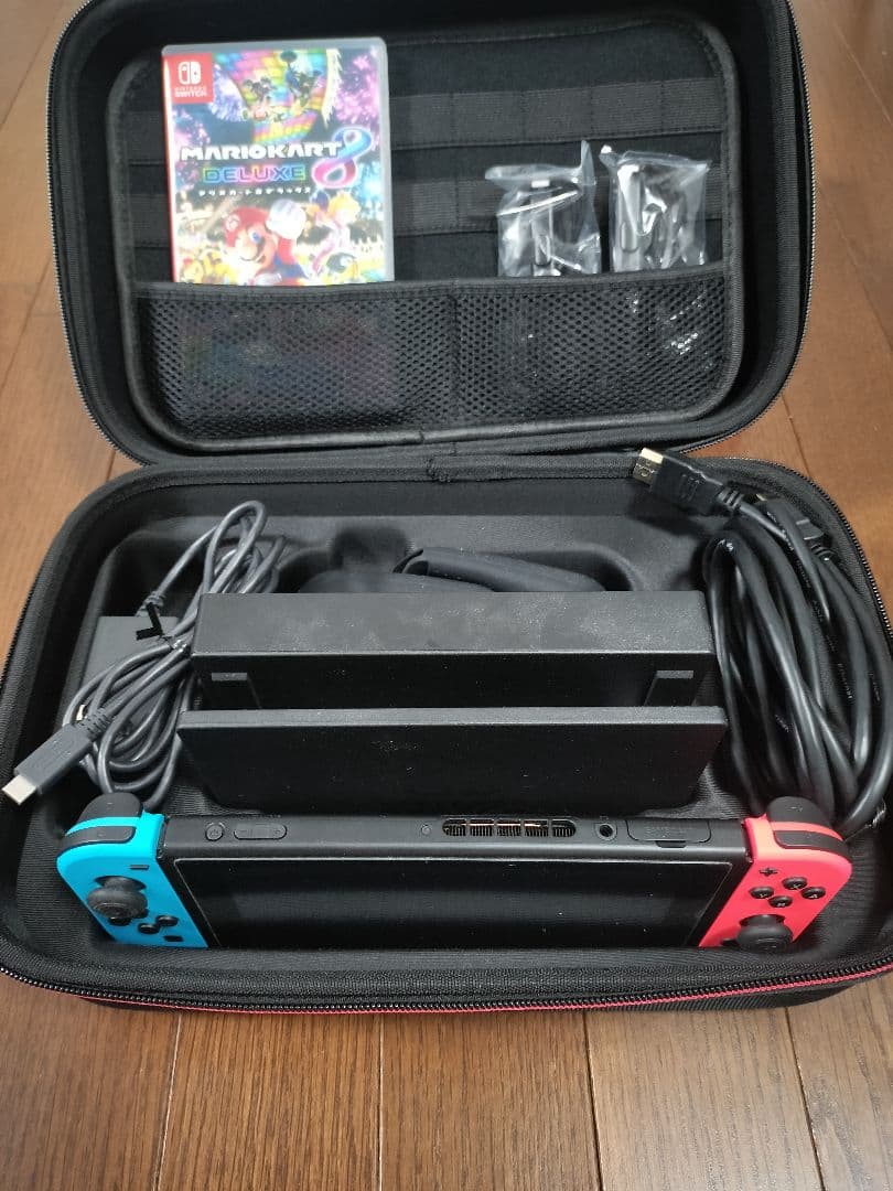 【マリオカート付】Switch 本体セット+収納ケース付