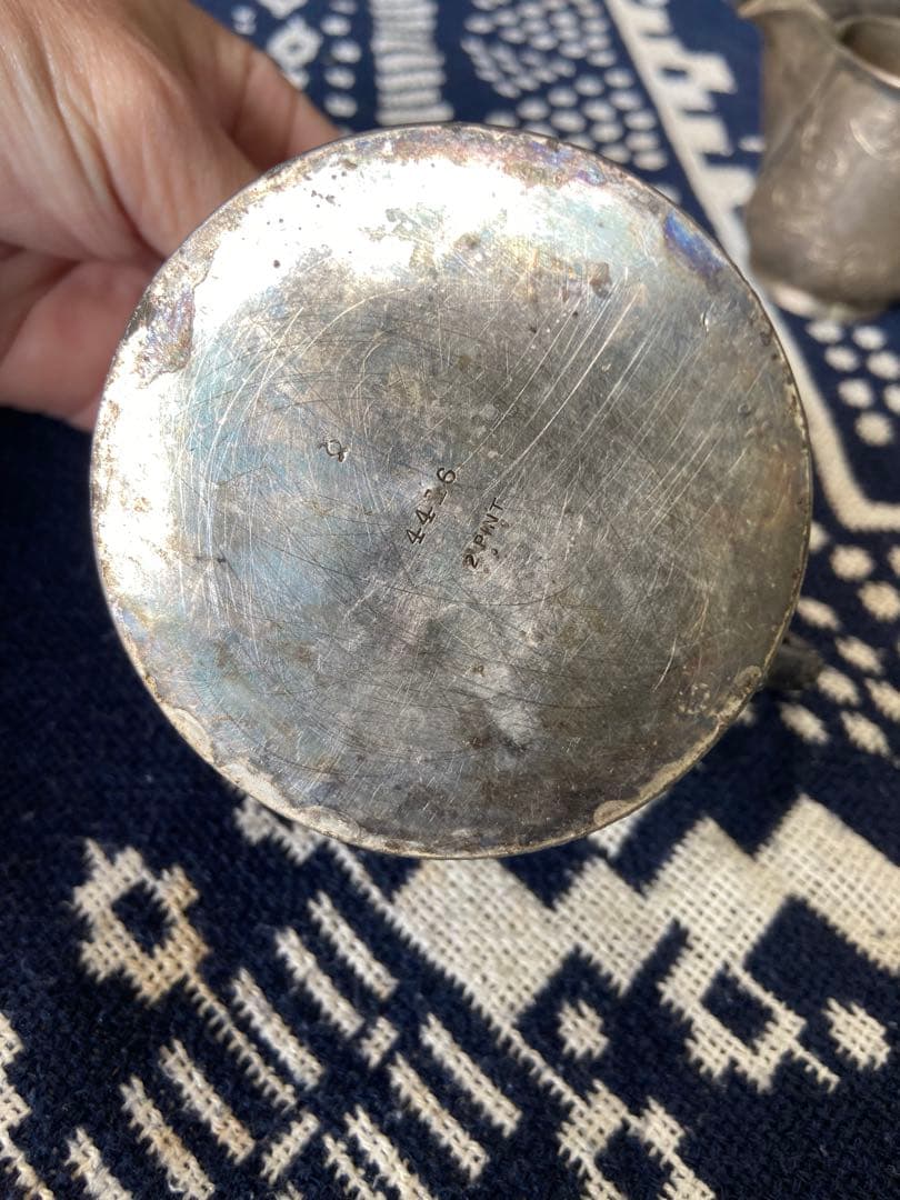 刻印有　アンティーク　ティーセット　ティーポット