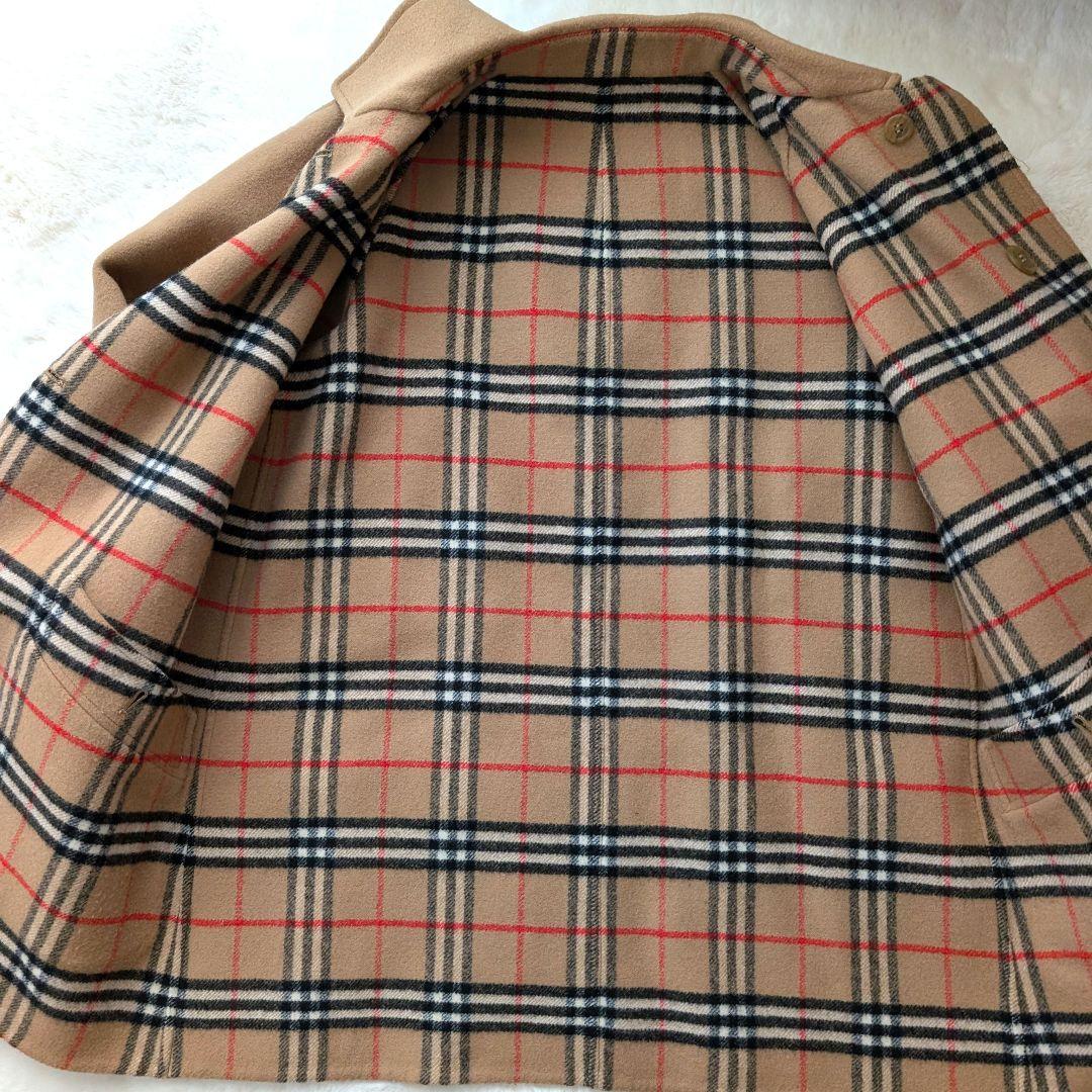 美品 バーバリー リバーシブルコート ノバチェック ダブルフェイス 三陽商会