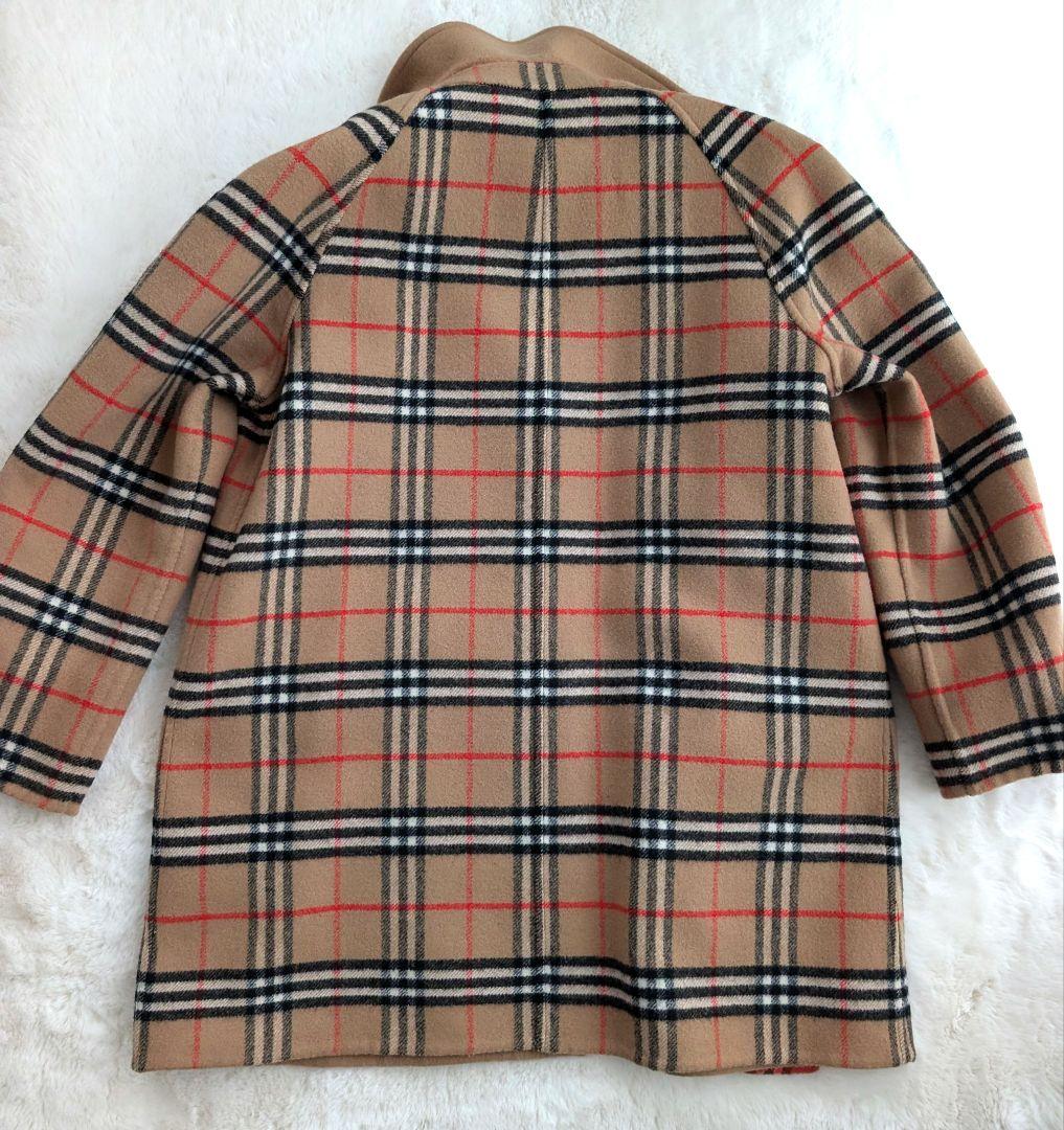 美品 バーバリー リバーシブルコート ノバチェック ダブルフェイス 三陽商会