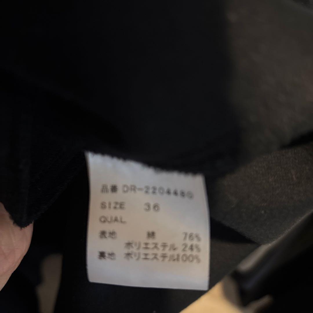 ツルバイマリコオイカワ　ワンピース　ブラック　36 学校行事　幼稚園行事　母