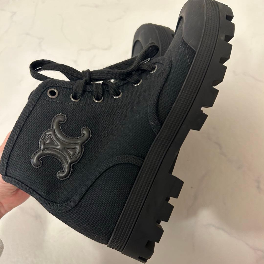 最終値下げ　セリーヌ　ハイカットスニーカー