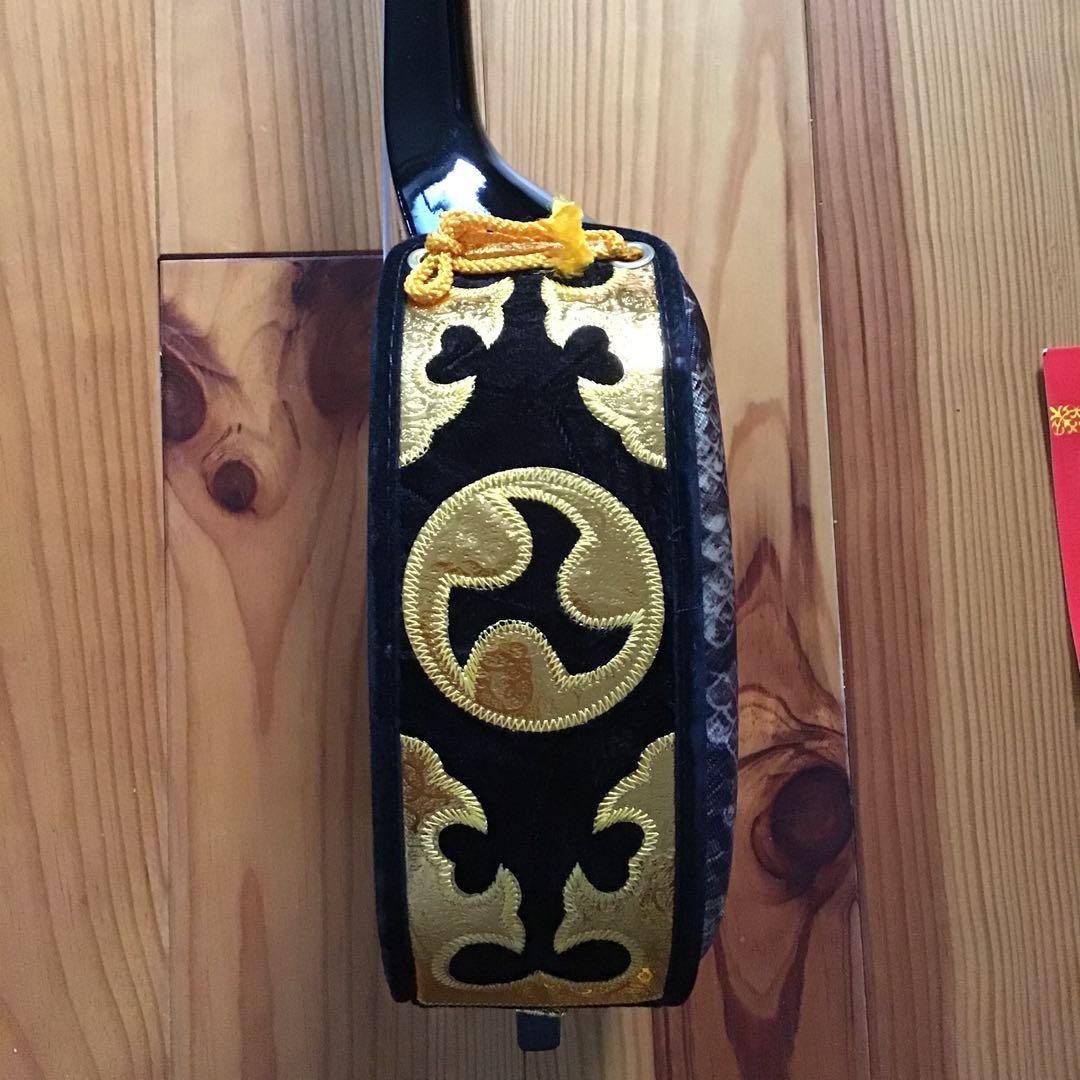 沖縄　三線セット　人工皮　ケース付き