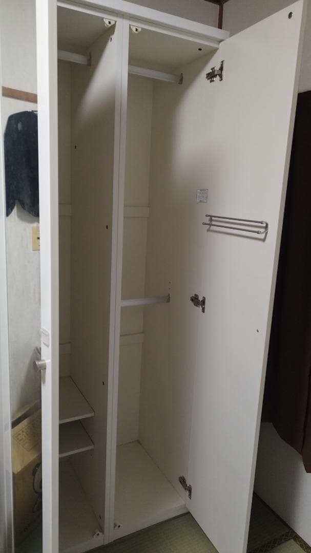 ニトリ ワードローブ WISH3 80WR-WH 幅80cm 白