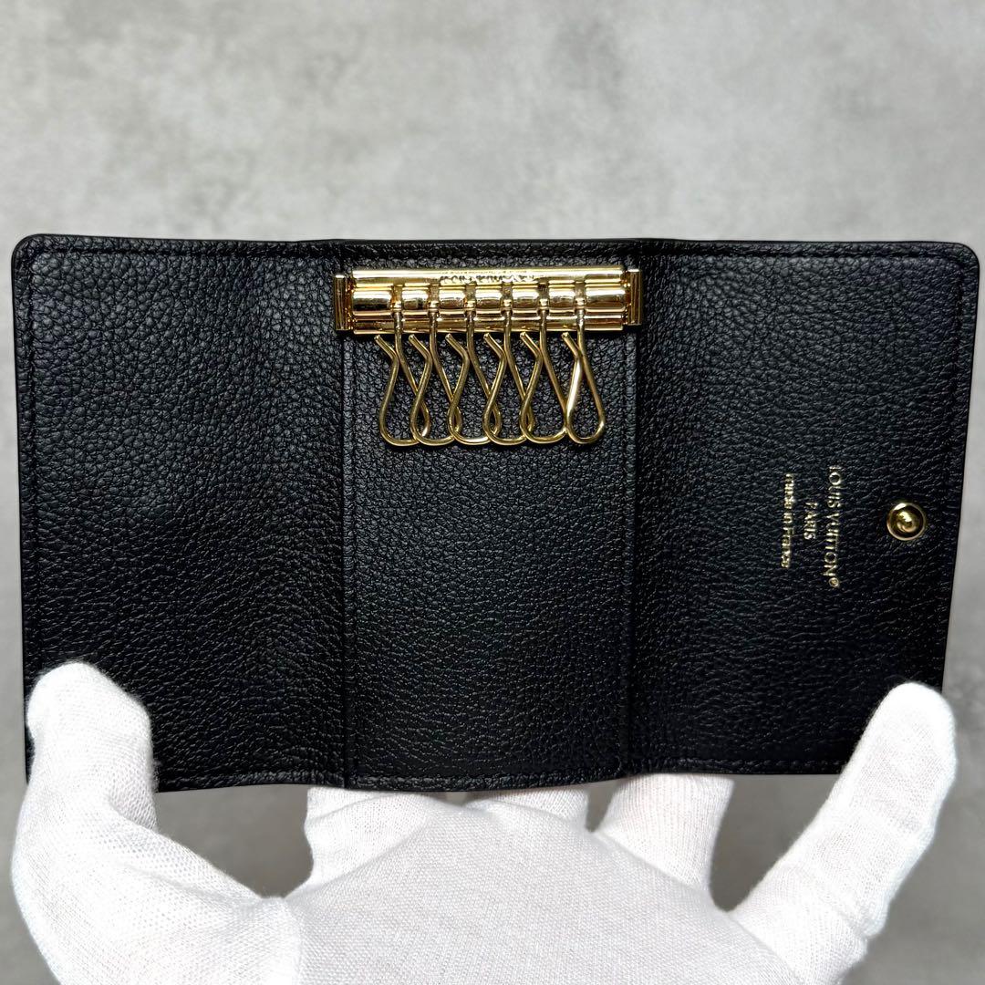 ルイヴィトン モノグラム アンプラント ノワール ミュルティクレ6 キーケース