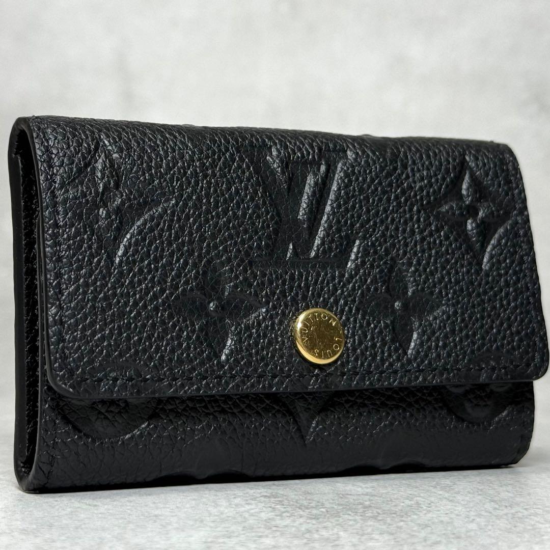 ルイヴィトン モノグラム アンプラント ノワール ミュルティクレ6 キーケース