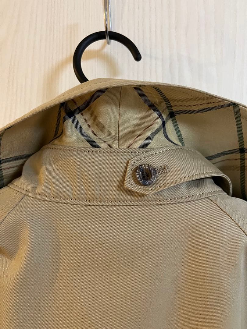 OLD ENGLAND ベージュ トレンチコート ウエストベルト、ライナー付き