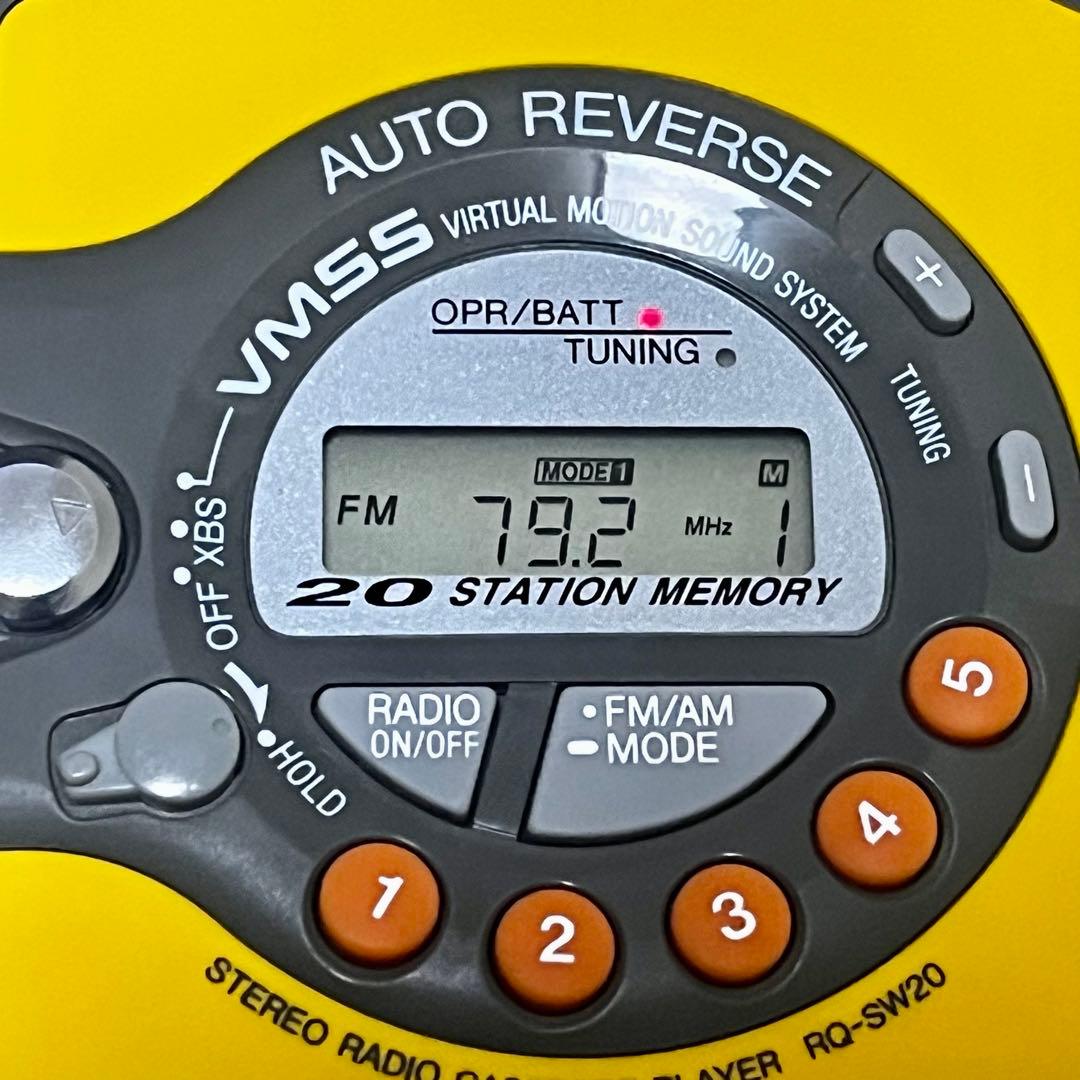 【整備品】Panasonic SHOCKWAVE RQ-SW20 イエロー