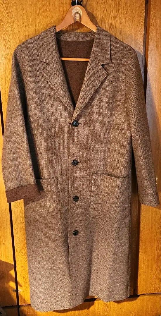 超美品✨クロス&クロス ウールリバーシブルチェスターコート税込74,800円