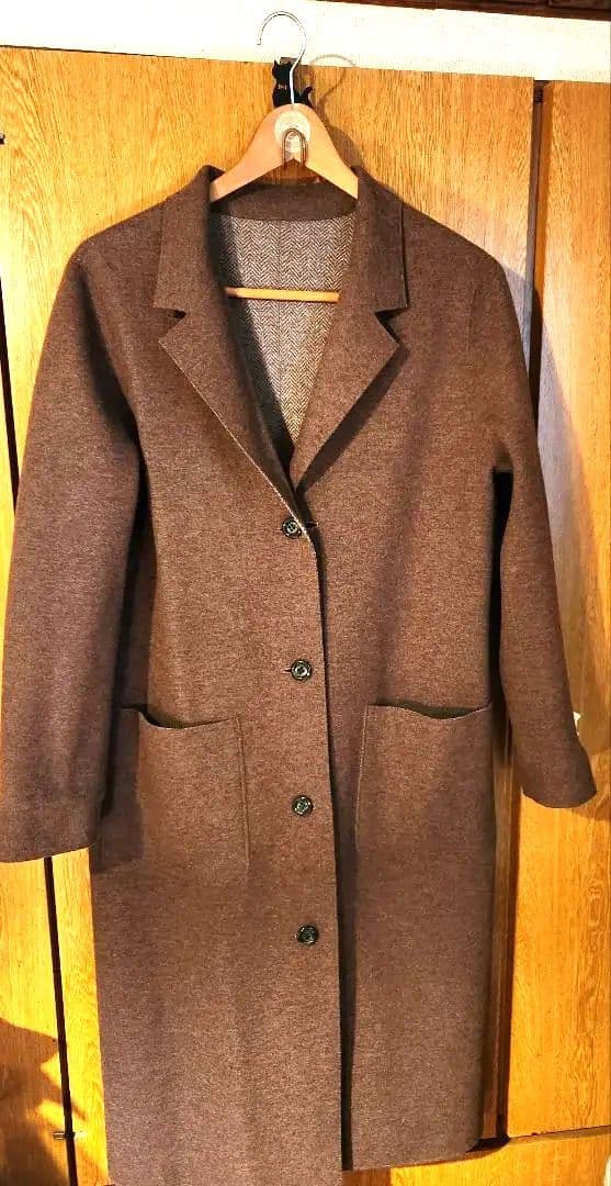 超美品✨クロス&クロス ウールリバーシブルチェスターコート税込74,800円