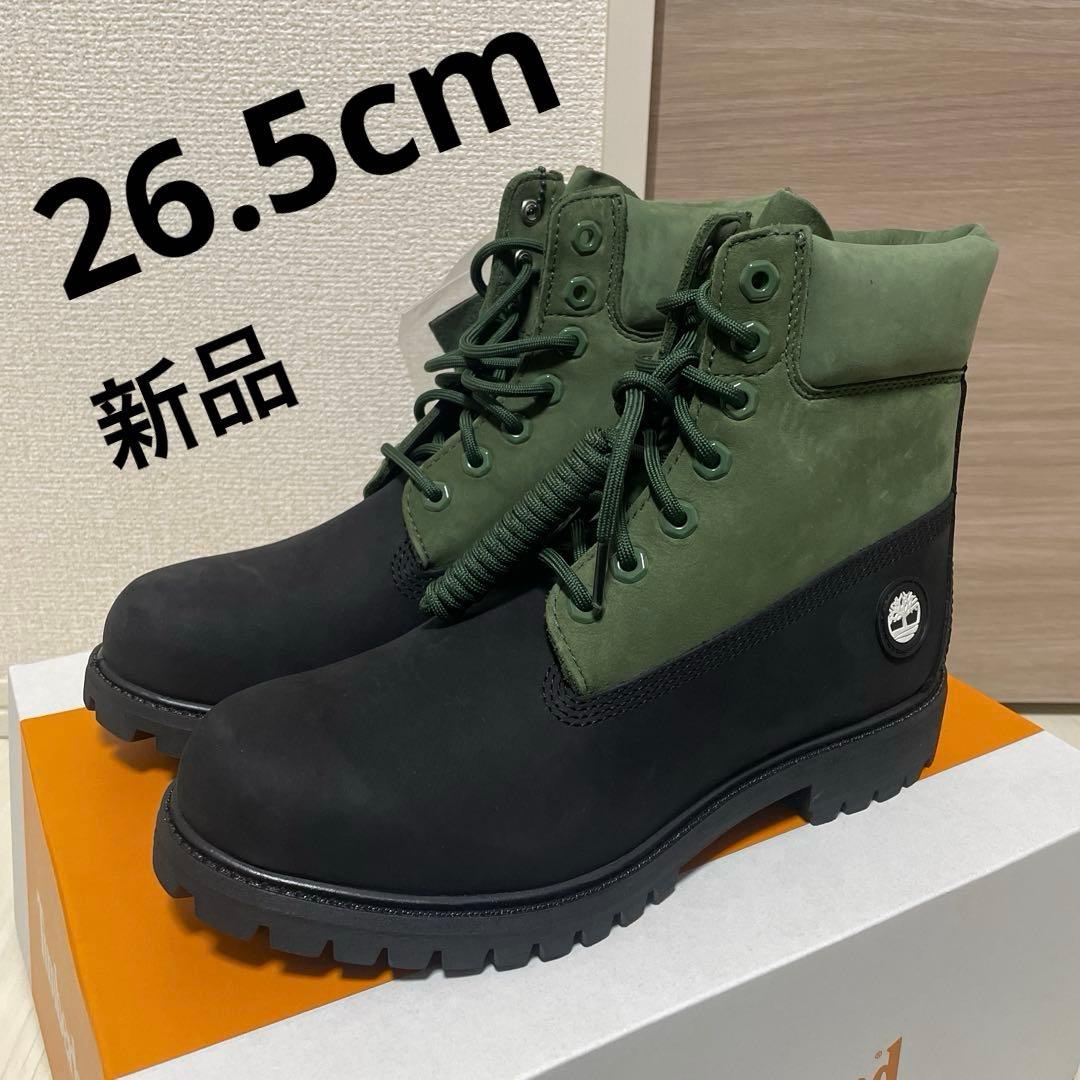 【新品】ティンバーランド6インチプレミアムブーツ グリーン 26.5cm