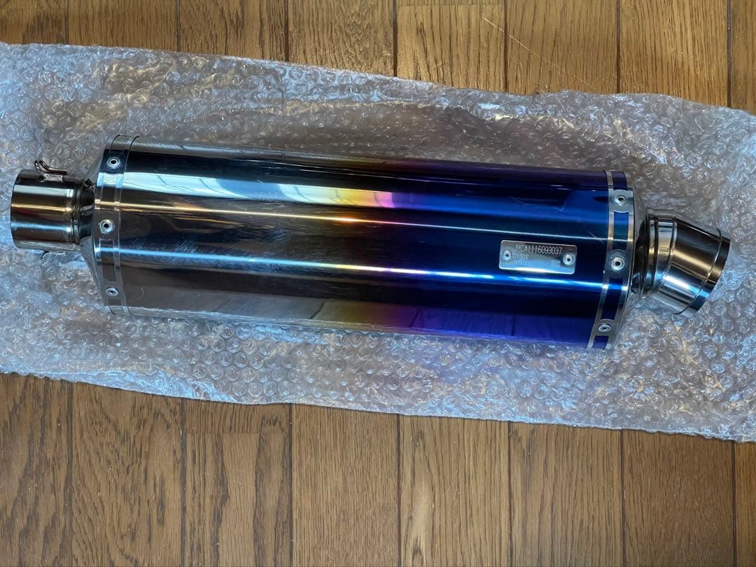 WRS JMCAフルエキゾースト チタンオーバル ST-OVALマフラー r25