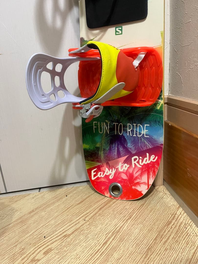 ブーツセット！安全に滑れる！キッズ、小学生！サロモン　ボード 90cm