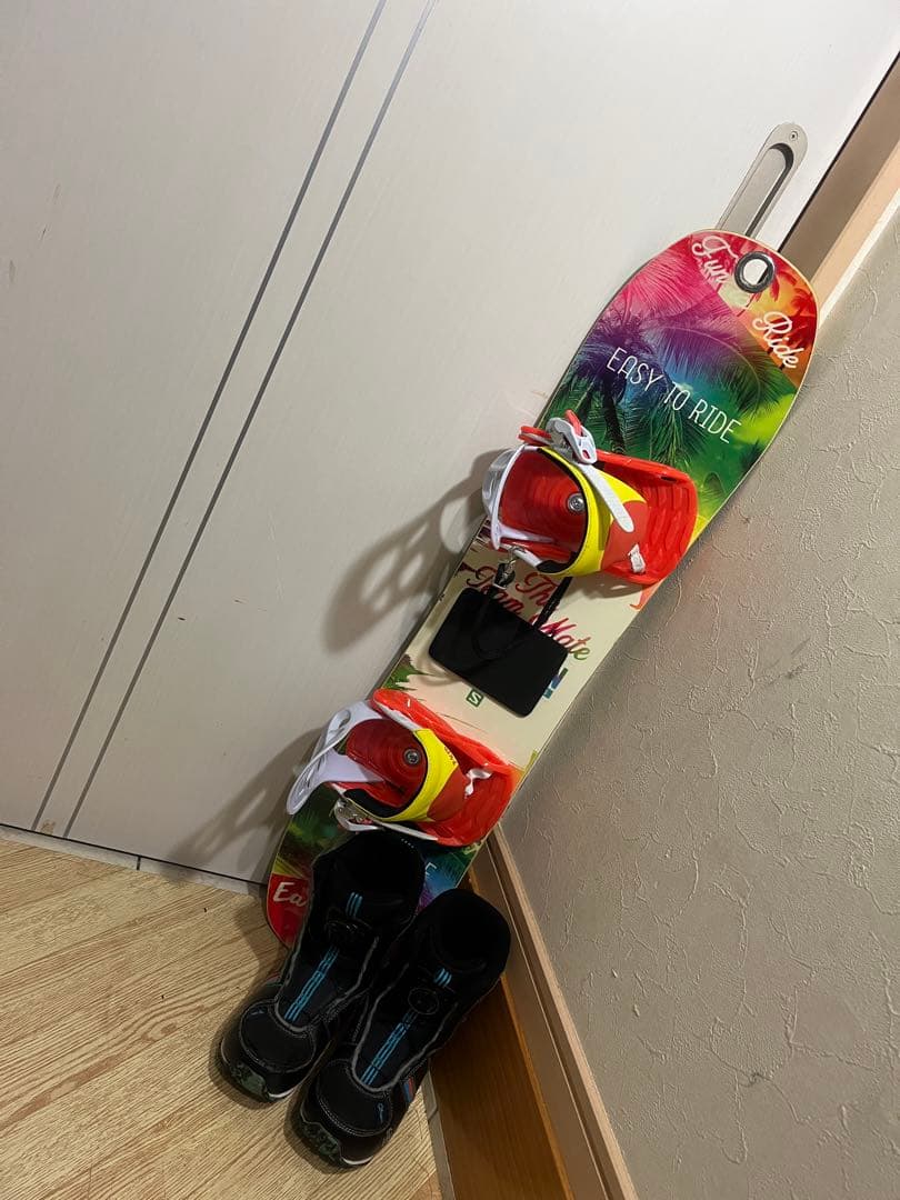 ブーツセット！安全に滑れる！キッズ、小学生！サロモン　ボード 90cm