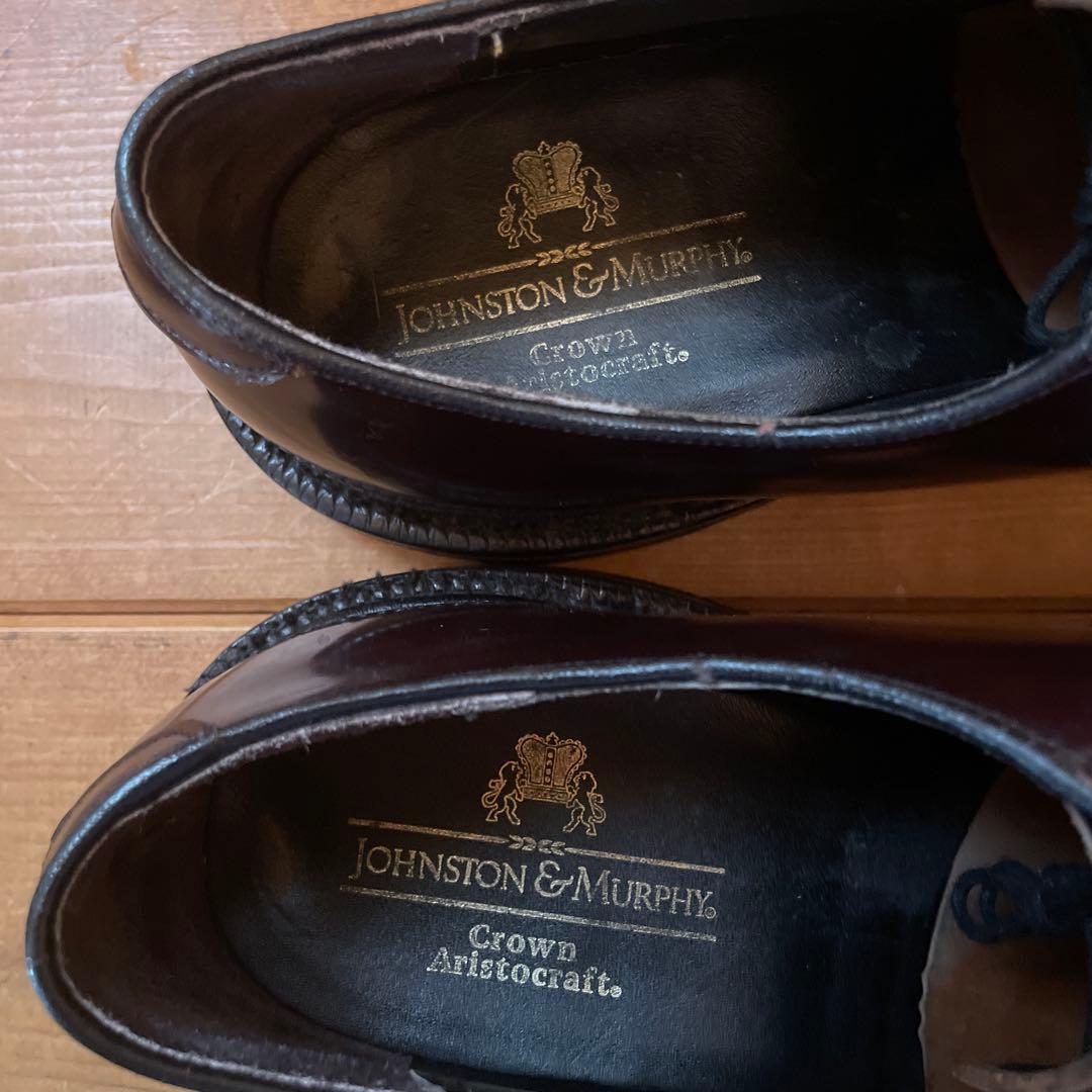 JOHNSTON＆MURPHY Uチップ US8.5 Made in USA