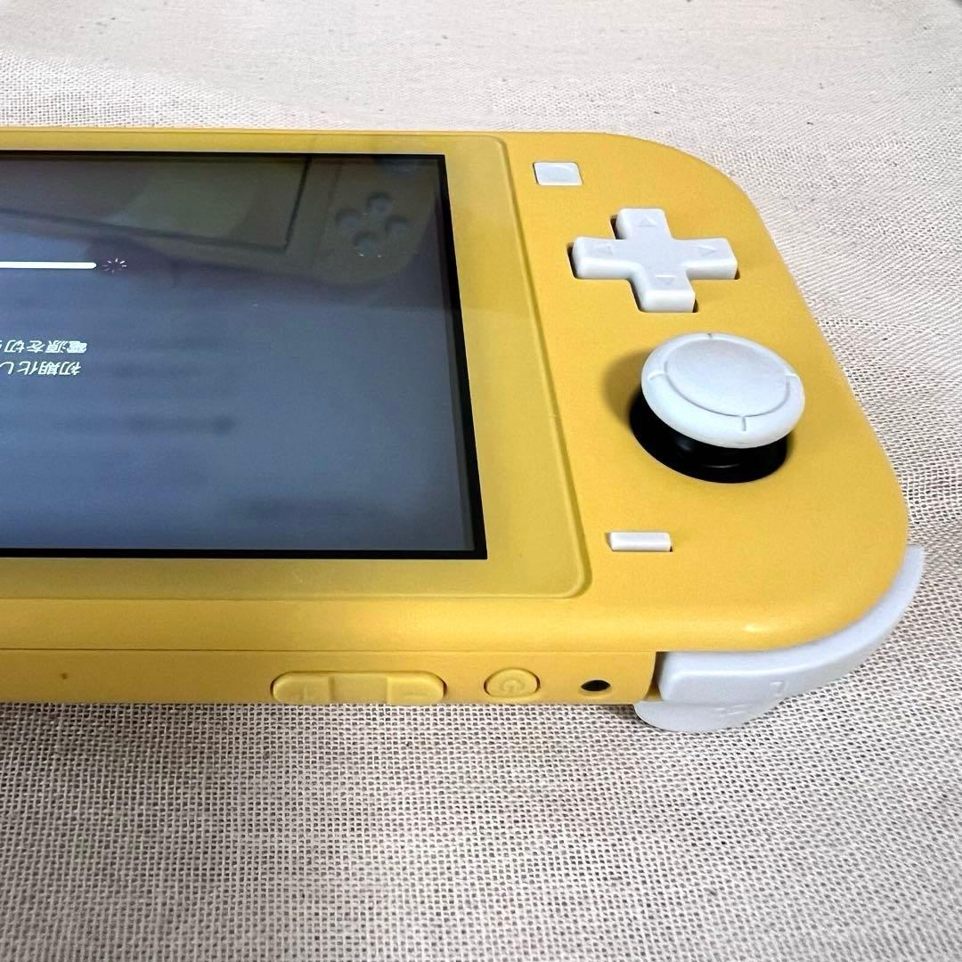 【美品・動作確認済み】Switchライト（イエロー）スティックカバー、イヤホン付